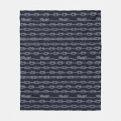 Het mariene Patroon van Knopen Fleece Deken (Voorkant)