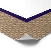 Het marinesanker op het Collectie van de Burlap Be Poster (Hoek)