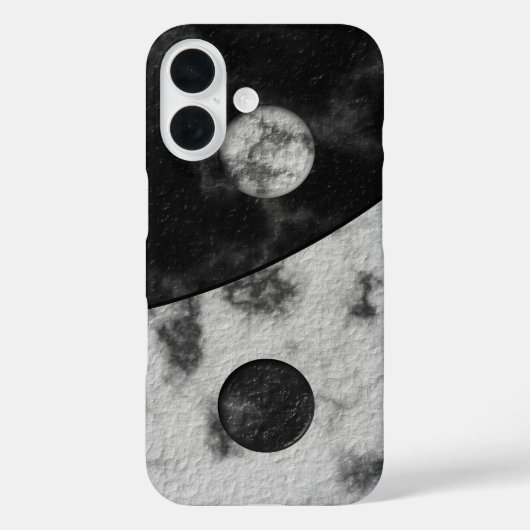 Het Marmer van Yang van Yin Case-Mate iPhone Case (Achterkant)
