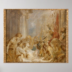 Het martelaarschap van de heilige Adrianus Poster