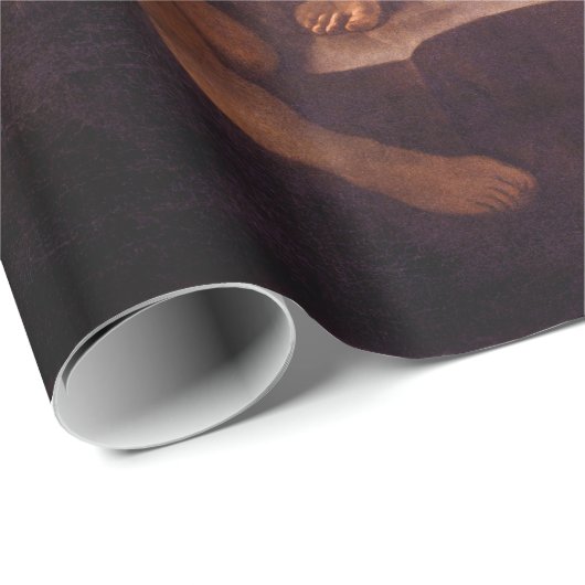 Het martelaarschap van Saint Matthew door Caravagg Cadeaupapier (Rol Hoek)