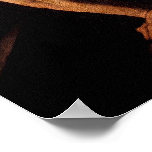 Het martelaarschap van Saint Matthew door Caravagg Poster (Hoek)