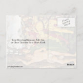 Het martelaarschap van St. Sebastian door Hans Bal Briefkaart (Achterkant)