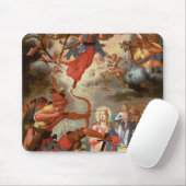 Het martelaarschap van St. Ursula, begin 17e eeuw Muismat (Met muis)