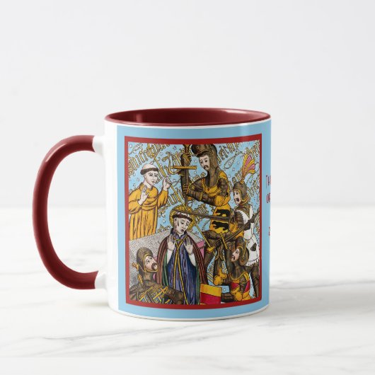 Het martelaarschap van Thomas Becket (M 031) Mok (Links)