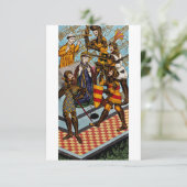 Het martelaarschap van Thomas van Canterbury Bedankkaart (Staand voorkant)