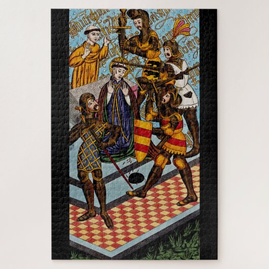 Het martelaarschap van Thomas van Canterbury Legpuzzel (Verticaal)