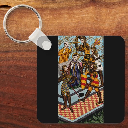 Het martelaarschap van Thomas van Canterbury Sleutelhanger (Voorkant)