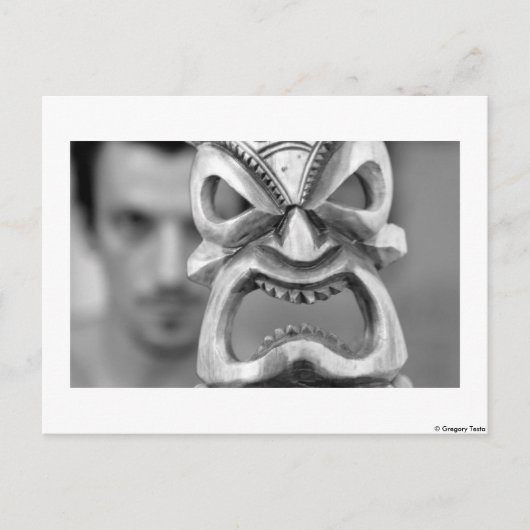 het masker - briefkaart (Voorkant)