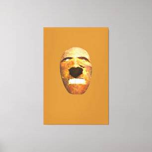 Het masker canvas afdruk