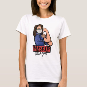 Het masker van Michigan Gretchen Whitmer T-shirt