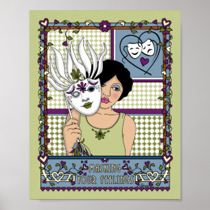 Het maskeren Uw Veelingen_A_8x10 Poster
