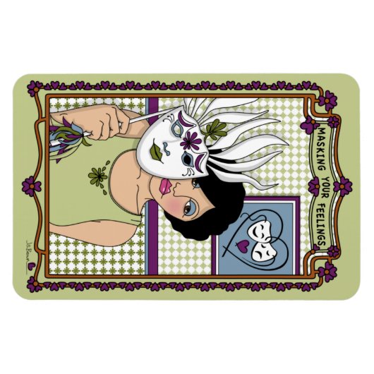 Het maskeren van Uw Veelringen_A_4x6 Koelmachine Magneet (Horizontaal)