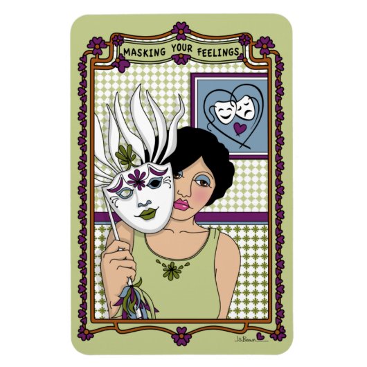 Het maskeren van Uw Veelringen_A_4x6 Koelmachine Magneet (Verticaal)