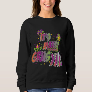 Het Maskerkostuum Mardi Gras Yall-Mardi Gras Trui