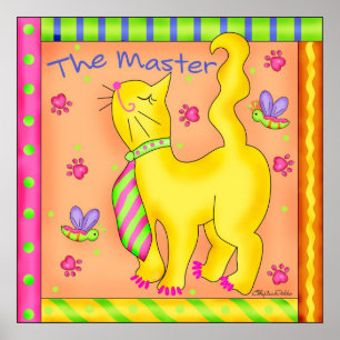 Het Master Cat-Poster Poster