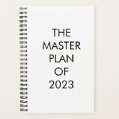 HET MASTER PLAN PLANNER (Voorkant)