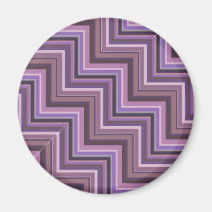 Het mauve patroon van strepentreden magneet