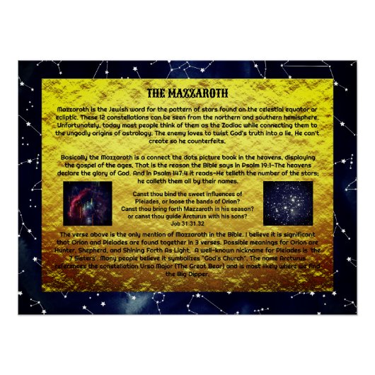 Het Mazzaroth Glossy Poster Perfect Poster (Voorkant)