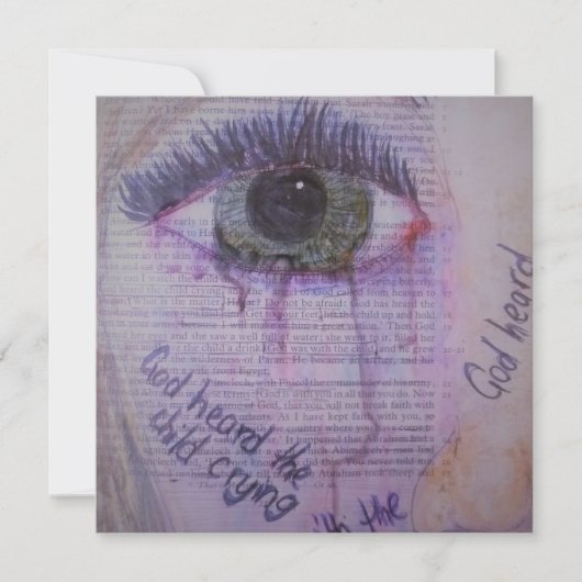 Het medeleven van het condoleances voor verdriet, (Voorkant)