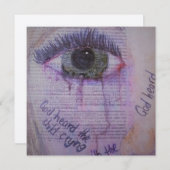 Het medeleven van het condoleances voor verdriet, (Voorkant / Achterkant)