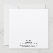 Het medeleven van het condoleances voor verdriet, (Achterkant)