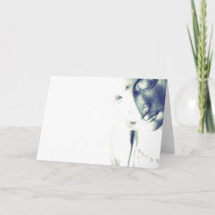 Het mediteren van Boedha-Sereniteit Licht Feestdagen Kaart