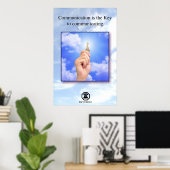 Het meedelen van de techniek Berm-Tech is de Sleut Poster (Thuiskantoor)