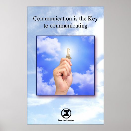 Het meedelen van de techniek Berm-Tech is de Sleut Poster (Voorkant)