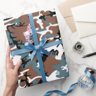 Het Meer Camo van de winter Cadeaupapier