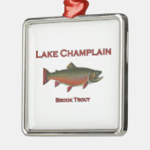Het meer ChamPlain Vist Brook Trout Metalen Ornament (Links)