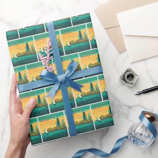 Het meer | Chicago, Illinois Cadeaupapier (Geschenken)