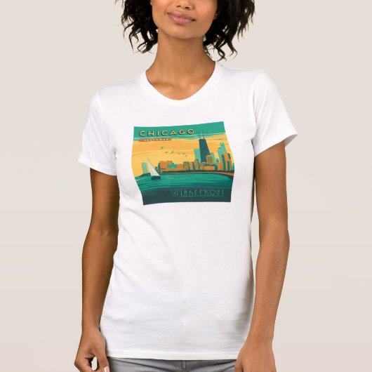 Het meer | Chicago, Illinois T-shirt (Voorkant)