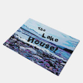 Het meer huis! deurmat (Schuin)