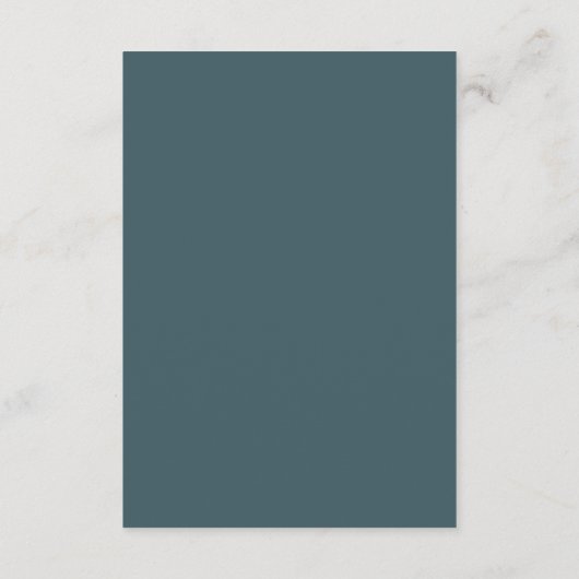 Het meer in de bergen, het rustige huwelijk informatiekaartje (Achterkant)