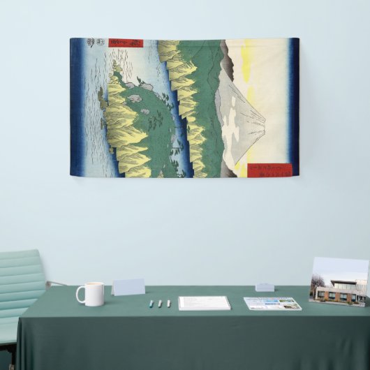 Het meer in Hakone Spandoek (Beurs)