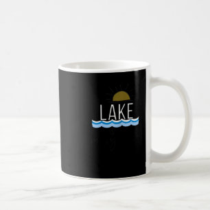 Het meer is mijn geluksplek roei geschenk koffiemok