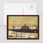 Het meer Neuchâtel van Courbet Gustave Briefkaart (Voorkant / Achterkant)