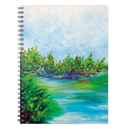Het meer NOTEBOOK Notitieboek (Voorkant)
