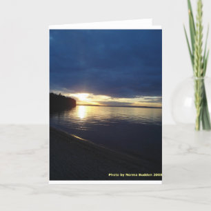 Het Meer Notecards van de duif Kaart