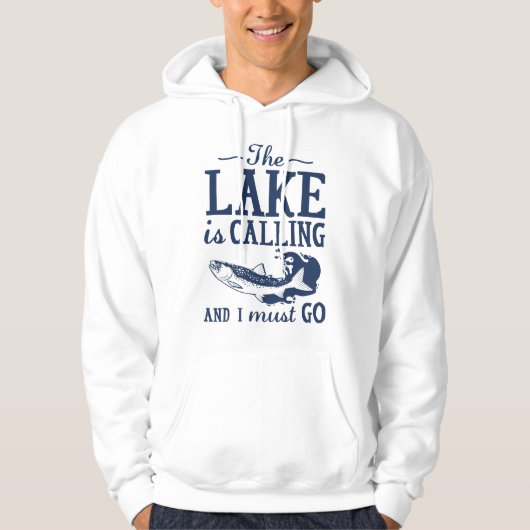 Het Meer Roept Hoodie (Voorkant)
