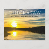 Het meer van de Arbuckles, Chickasaw National Rec Briefkaart (Voorkant)