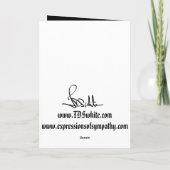 Het Meer van de zwaan Kaart (Achterkant)