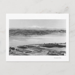 Het meer van Elsinore, de luchtstad CA en het Uitz Briefkaart