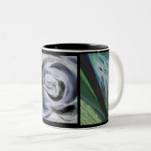 Het meer van Georgia O'Keeffe, Tweekleurige Koffiemok (Voorkant rechts)