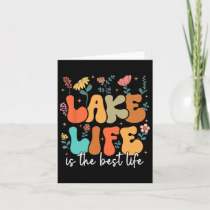 Het meer van het leven is de beste Vibes Summer Va Kaart