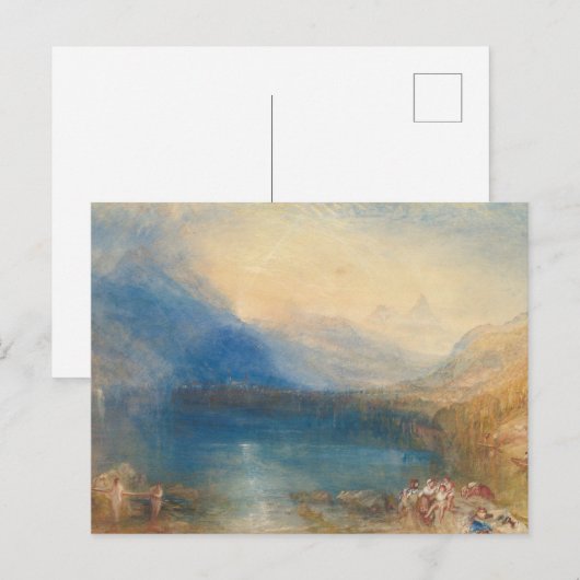 Het meer van Zug, JMW Turner Briefkaart (Voorkant / Achterkant)