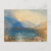 Het meer van Zug, JMW Turner Briefkaart (Voorkant)