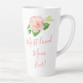 Het meest geliefde mam ooit  Roos Latte Mok (Rechts)