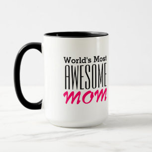 Het meest GEWELDIGE MOM-Text-ontwerp ter wereld Mok